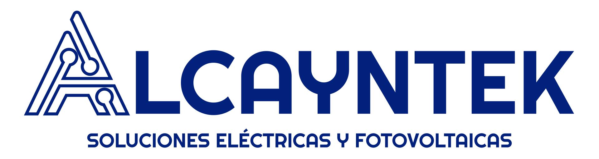 Logo de la empresa con su eslogan y en color azul